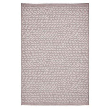 Coast A055 Moroccan Durable Stain-Resistant Weatherproof Flatweave In-Outdoor Rose Pink/Cream Rug-Think Rugs-Rug Love - The Most Loved Rug Store